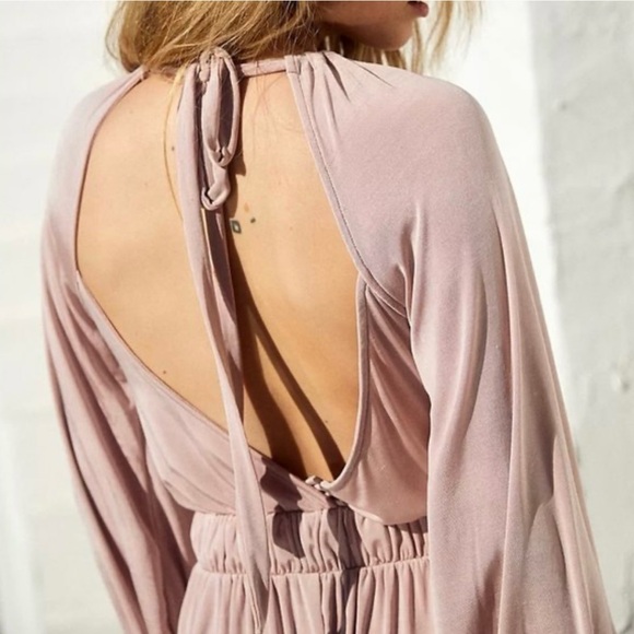 Free People Marina Del Rey Romper XS Mauve NWT - Picture 3 of 5